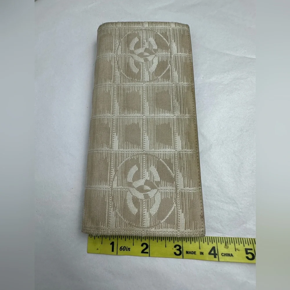 CHANEL Vintage Travel Line Long Wallet